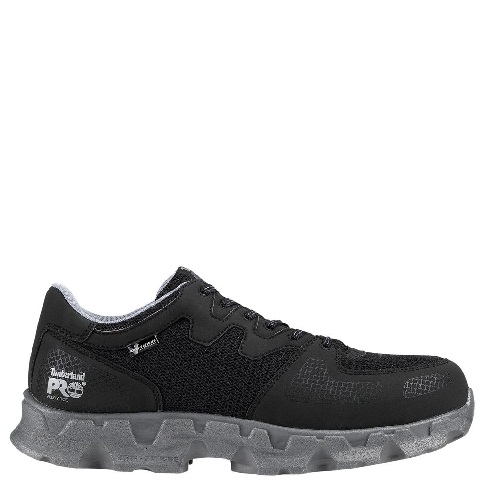 Zapatos De Seguridad Timberland Hombre Pro® Powertrain Alloy Toe Esd Negras/Gris - Chile MSH-405739